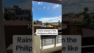 Rainy Season In The Philippines be like 😂🇵🇭