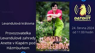 Inspirativní rozhovor - Simona Görtlerová, Levandulová zahrada Anette Klapý #hazmburk #levandule