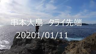 串本大島 須江タライ先端でイサキが釣れた