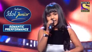 'Tere Naina' पे इस Litlle Idol ने दिया Cute Performance  | Indian Idol Junior | Romantic Performance