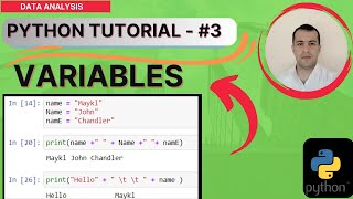 PYTHON LESSON #3 - VARIABLES IN PYTHON.