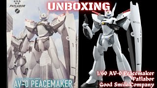 Unboxing - Moderoid 1/60 AV-0 Peacemaker | Patlabor: The Mobile Police