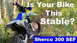 How Stable is your bike? | 2020 Sherco 300 SEF Factory Is Really Stable