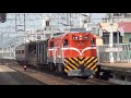 taiwan railway 2021.04.13 【freight train no. 7201】r66 locomotive hauling r49 emd g12 at yuan lin