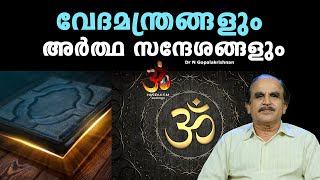 വേദമന്ത്രങ്ങളും അർത്ഥ സന്ദേശങ്ങളും | Vedic mantras and semantic messages | Dr N Gopalakrishnan