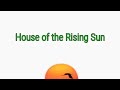 House of the Rising Sun ● Westworld (2016) ● Ramin Djawadi