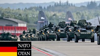 90 US Military Stryker Vehicle Arrive in Germany And Rushed to Ukraine