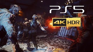 Call of Duty Black Ops III Zombies DER EISENDRACHE PS5 Gameplay 4K HDR 60 FPS