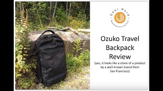 Ozuko Travel Backpack Review Aug 2024