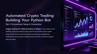 Binance Algo Bot Part 1:🏆 Build a Crypto Trading Bot with Python | Setup & API Connection