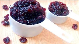 cranberry jam recipe || how to make dried cranberry jam  #foodpanel