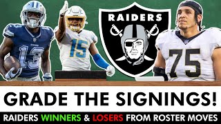 Raiders Rumors On Andrus Peat, Jaylen Guyton, Michael Gallup + Winners & Losers After 3 Signings