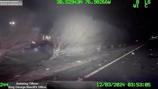 Charles County Fatal Vehicle Collision 12-03-24 Footage