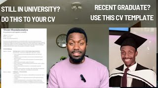 BEST CV Tips for Recent Graduates and Those Still In University With an Example - 2024