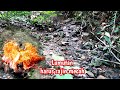 sampai berlumut batuan di sungai ini, mau gak mau harus rajin mecah