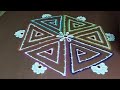 15*8 beautiful easy beginner s rangoli ತುಂಬಾ ಸುಲಭವಾದ ರಂಗೋಲಿ rangoli jeevanarangoli