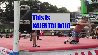 KAIENTAI DOJO Pro-Wrestling at Kamagaya Stadium in Chiba, JAPAN