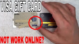 ✅ Why Visa Gift Card Does Not Work For Online Purchases 🔴