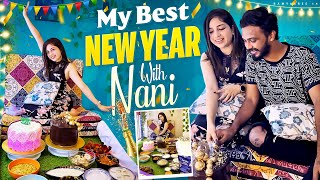 Best New Year With Nani🧿🤍🫂 #ramyasreecheela #nanipinky #nanipinkyofficial #newyear