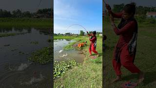 രണ്ട് സ്ത്രീകളുടെ അത്ഭുതകരമായ അതുല്യ മത്സ്യബന്ധനം🐬🐬✔✔ #fishingtechniques #girlsfishingbass #fishingmethods #fishing