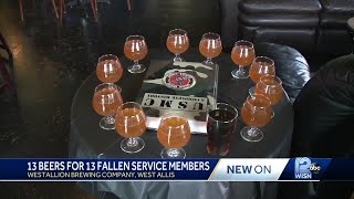 Brewery reserves table with 13 beers for service members killed in Afghanistan