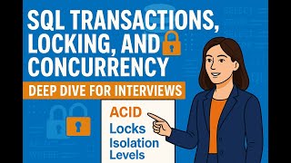 SQL Transactions, Locking, and Concurrency – Deep Dive for Interviews | SQL Server Explained