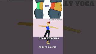 Simple Standing Exercise to Lose Belly Fat 🔥
