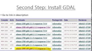 gdal installation