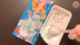 Kracie NERU NERU - SODA FLAVOR🥤*ASMR* | DIY Japanese Candy Kit | POPIN’ COOKIN’ | ねるねる ねるね