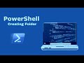 MoreInfo - Creating new Folder using PowerShell command - New Video 2024