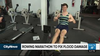 24 hour rowing marathon raises money for flood damaged club