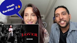 Nora fatehi new punjabi reaction on Lover by diljit dosanjh