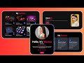 Build a Complete Responsive Personal Portfolio Website using HTML CSS and JavaScript
