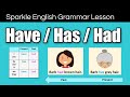 Have, Has, or Had? Basic English Grammar Rules with QUIZ