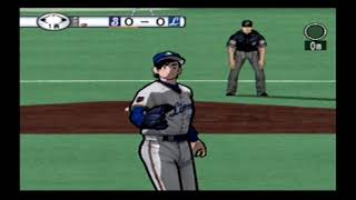 PS2　激闘プロ野球（fierce professional baseball）　水島新司オールスターズVSプロ野球　横浜（火浦）VS西武（三原）IOHD0475