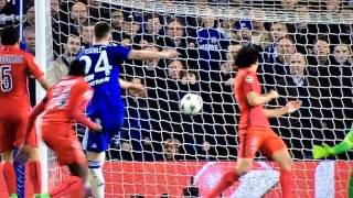 Chelsea vs PSG 1-0 11/03/2015 GOAL Cahill