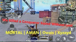 Two Conqueror squad Battle in Georgopool (No Loot) | SOUL 々 Mortal | SOUŁ々Aman | PUBG MOBILE