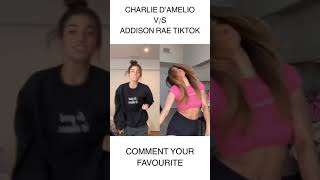 Charli D’amelio Vs Addison Rae TikTok Dance Battle #shorts #tiktok