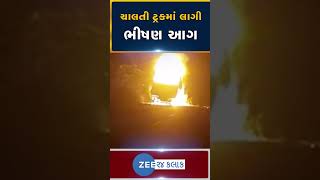 Fire : State Highway પર ચાલી રમરમાટ દોડી રહેલા ટ્રકમાં લાગી ભભૂકી ઉઠી આગ | Video Goes Viral | MP