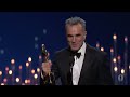 Daniel Day-Lewis winning Best Actor for Lincoln