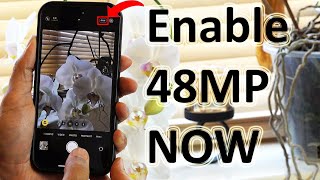 How to enable 48MP iPhone 14 Pro
