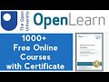 The Open University Free Online Courses with Certificate | OpenLearn