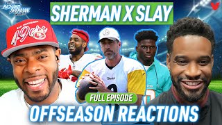 Reaction to 49ers DRAMA, Steelers BIG moves, NFL WR & QB rankings | Richard Sherman & Darius Slay