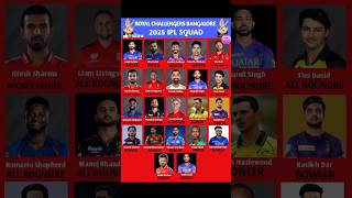 #Royal challengers Bangalore 2025 IPL SQUAD AND HE NEXT WINNER 🏆🏆🏆🏆👑