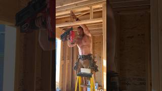 Framing Pocket Door Opening and Installing Pocket Frame #diy #pocketdoor #framing #farmhouse