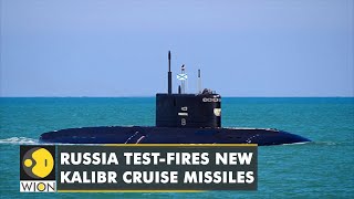 Russia test-fires new Kalibr cruise missiles fired off from their new diesel submarine | WION