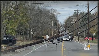 Car Crash In Walpole Brings Down Power Lines, Road Remains Closed