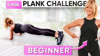 5-Minute Plank Challenge To Burn Belly Fat Fast | BEGINNERS!