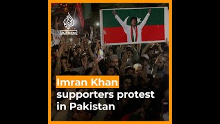 Thousands rally in support of former PM Imran Khan in Pakistan I AJ #shorts
