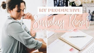 My Productive Sunday Routine | Plan, Clean, Organize + Meal Prep With ME!